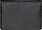 YOHJI YAMAMOTO Black Leather Card Holder