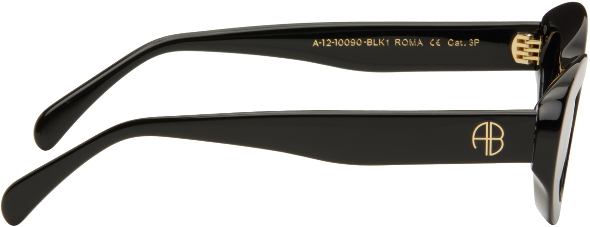 ANINE BING Black Roma Sunglasses