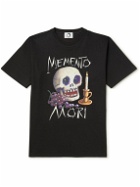 Endless Joy - Momento Mori Limited-Edition Printed Organic Cotton-Jersey T-Shirt - Black