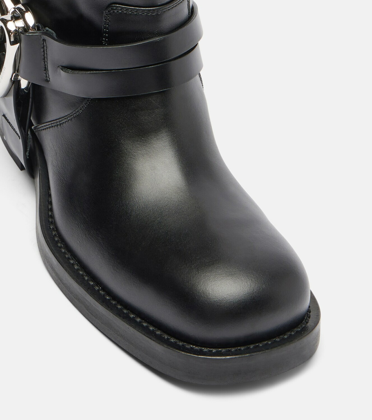 Mach & Mach Double Heart leather biker boots