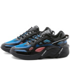 Raf Simons Men's Cylon-21 Sneakers in Black/Blue