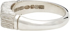 Bleue Burnham SSENSE Exclusive Silver & Yellow 'Hand Me Down' Ring