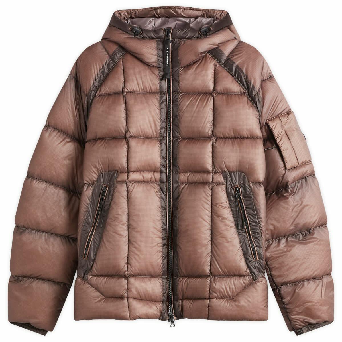 C.P. Company Men's D.D Shell Hooded Down Jacket in Purple Dove