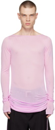 ARTURO OBEGERO SSENSE Exclusive Pink Long Sleeve T-Shirt