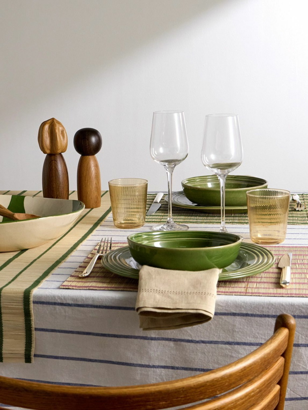 Photo: The Conran Shop - Striped Bamboo Placemat and Runner Set
