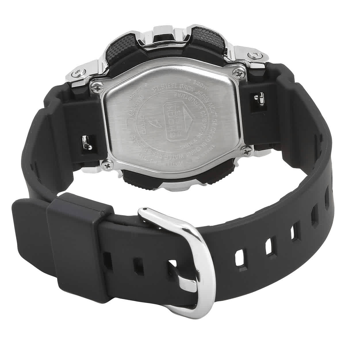 Casio G-Shock Alarm World Time Quartz Analog-Digital Silver Dial Ladies Watch GMS110-1A