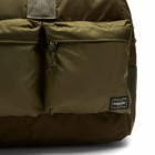 Porter-Yoshida & Co. Force 2-Way Duffle Bag in Olive Drab 