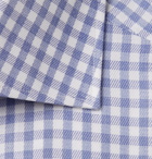 Ermenegildo Zegna - Blue Checked Cotton Shirt - Blue