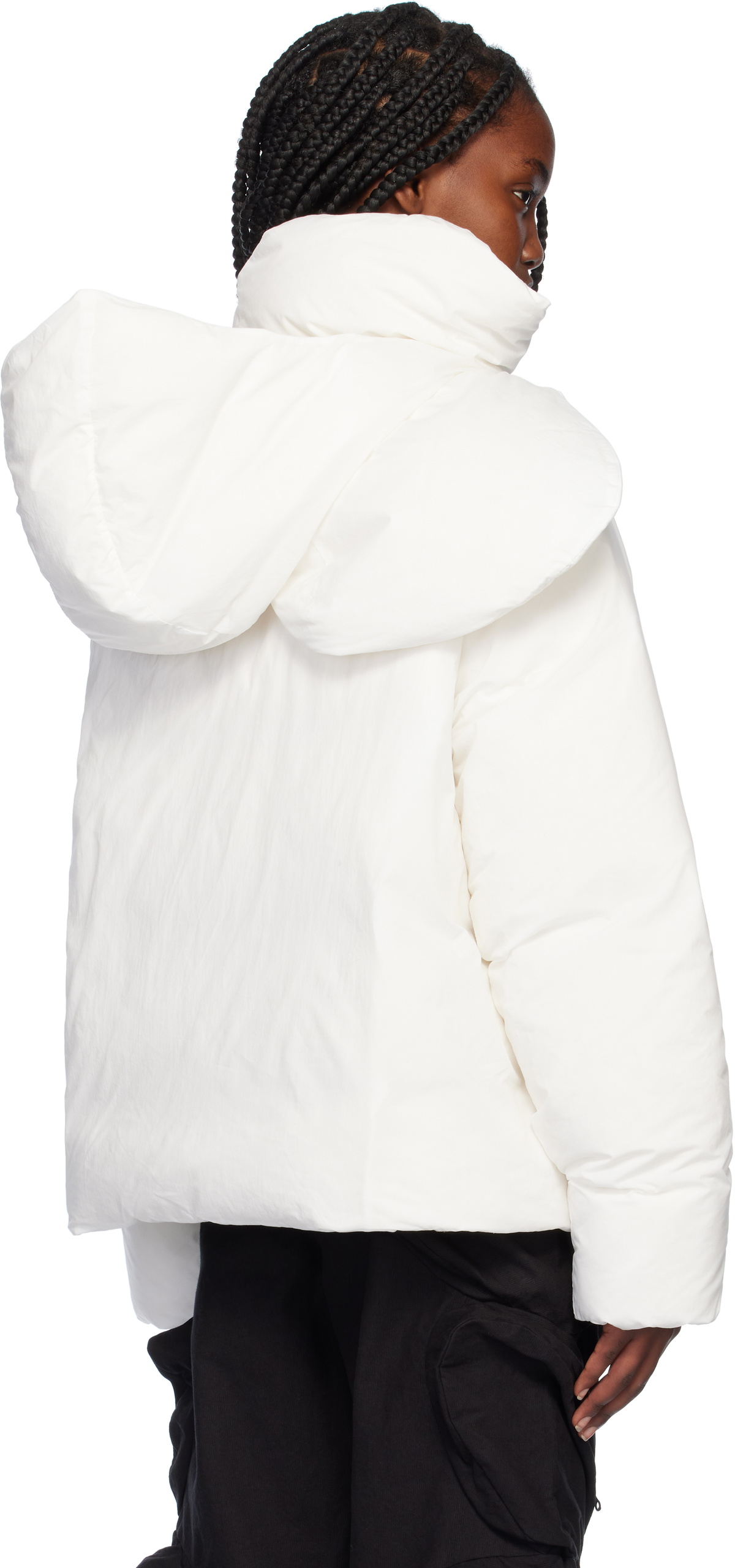 POST ARCHIVE FACTION (PAF) White 7.0 Center Down Jacket Post