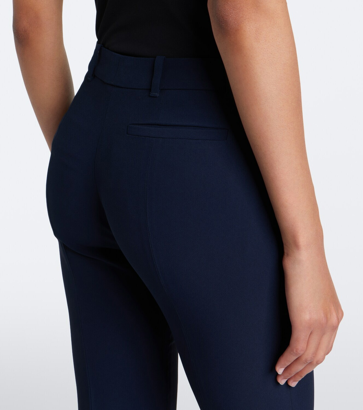 McQueen Crêpe bootcut pants