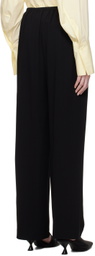 Theory Black Elasticized Trousers