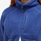 Snow Peak Women's Thermal Boa Fleece Jacket in Blue