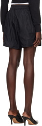 VAQUERA Black Snap Shorts