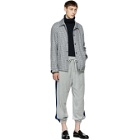 3.1 Phillip Lim Grey and Blue Baggy Sweatpants