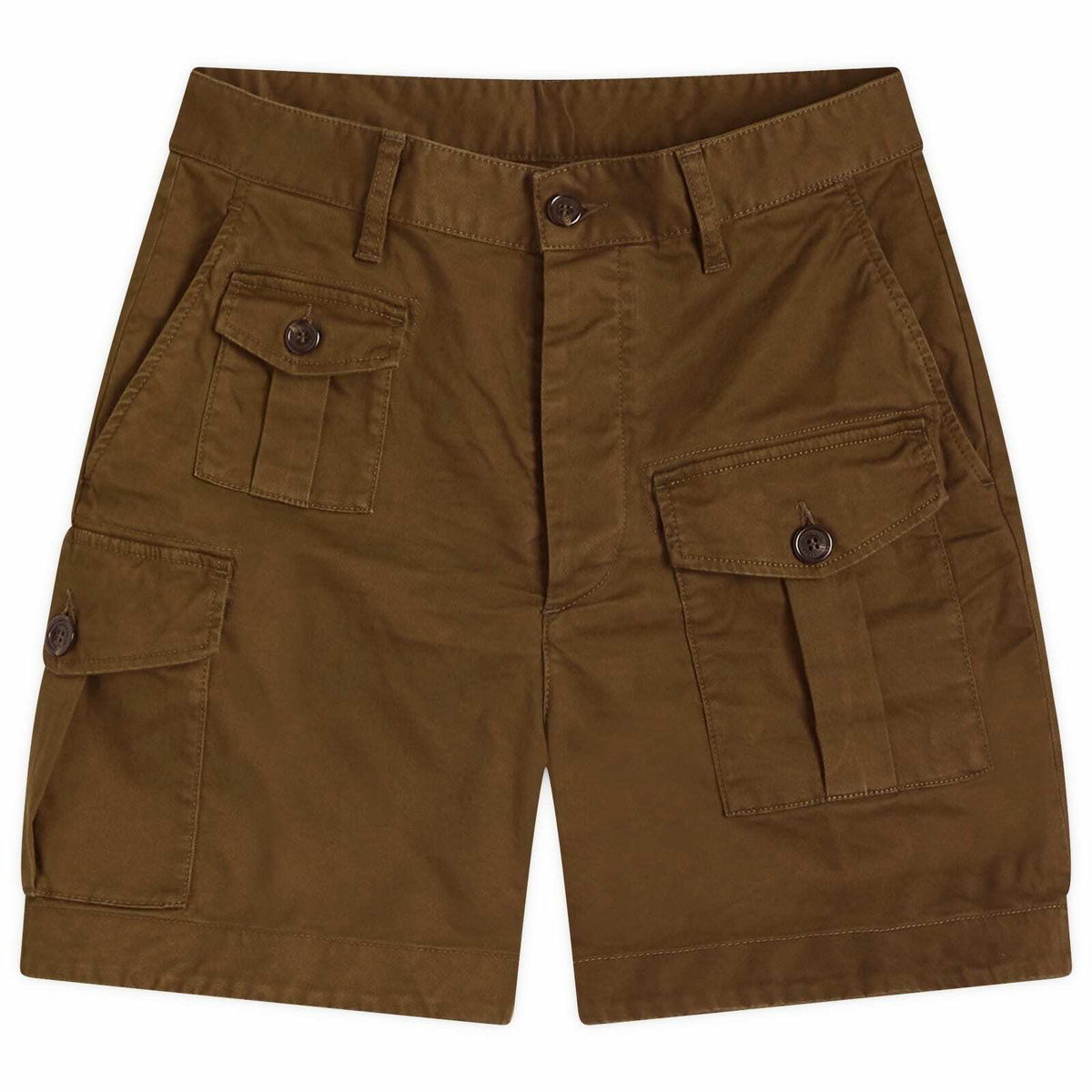 Dsquared2 Men's Sexy Cargo Shorts in Military Green
