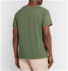Mollusk - Garment-Dyed Slub Hemp and Cotton-Blend T-Shirt - Green