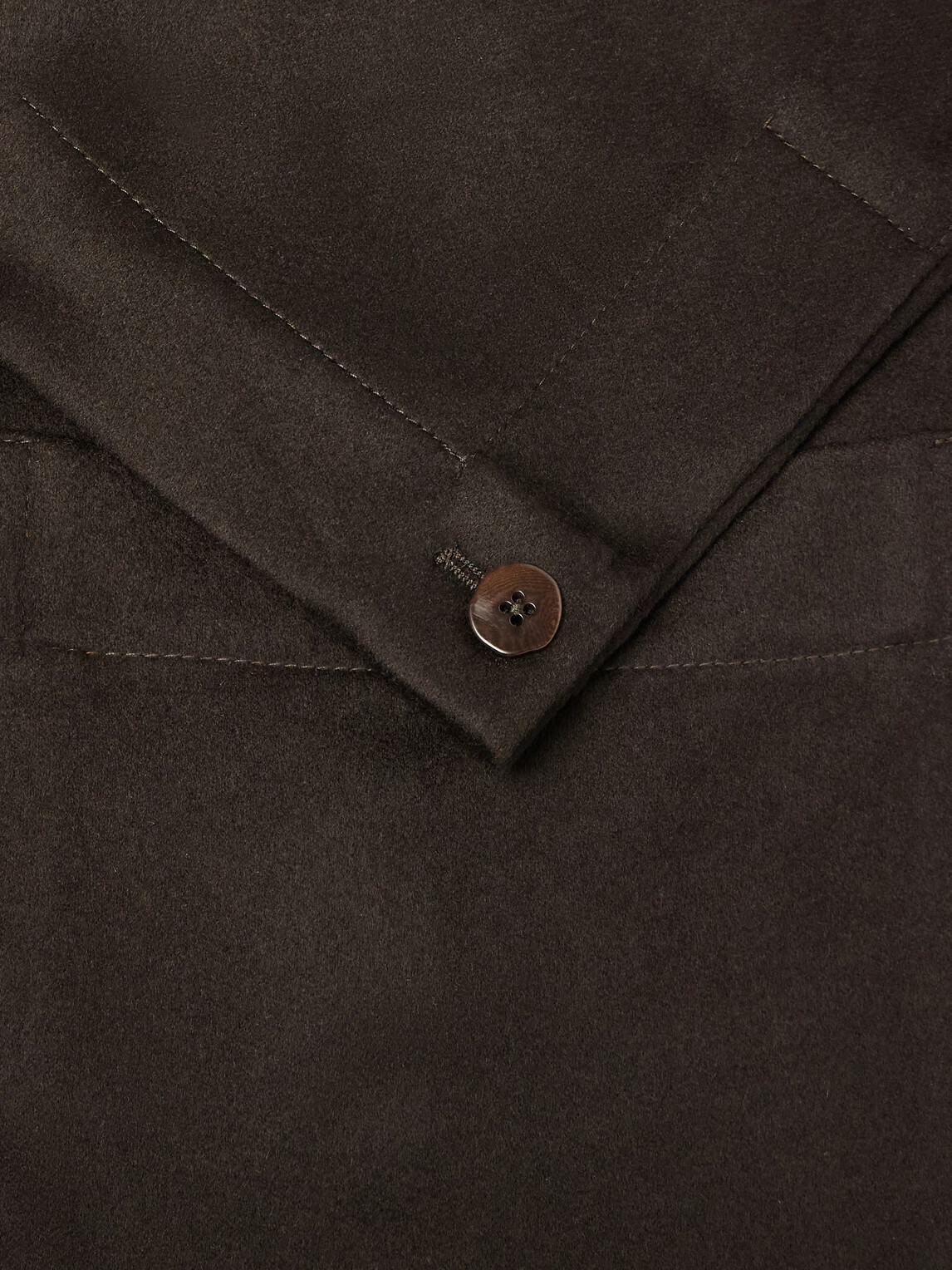 Stòffa - Woven Cashmere Blazer - Brown