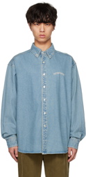 thisisneverthat Blue Washed Jeans Shirt