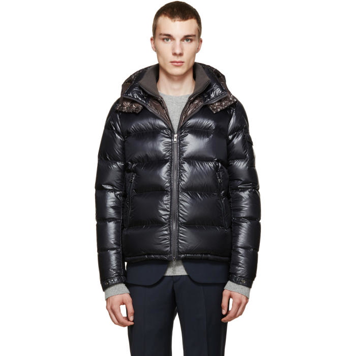 Photo: Moncler Grey Down Zin Jacket  