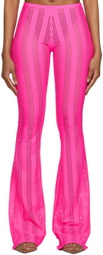 FAL-ASH Pink Lasercut Leggings