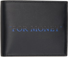 Off-White Black Quote Bookish Wallet