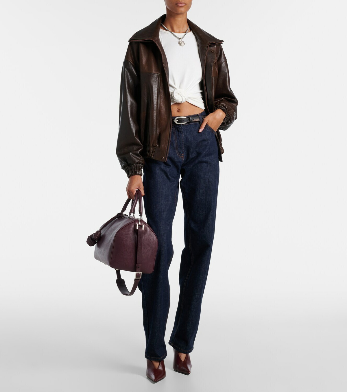 Magda Butrym Varsovia leather duffel bag