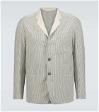 Sease - Striped cotton blazer