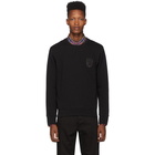 Alexander McQueen Black French Terry Sweatshirt