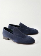 Brioni - Suede Loafers - Blue