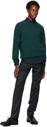 Sunspel Blue Crewneck Sweater