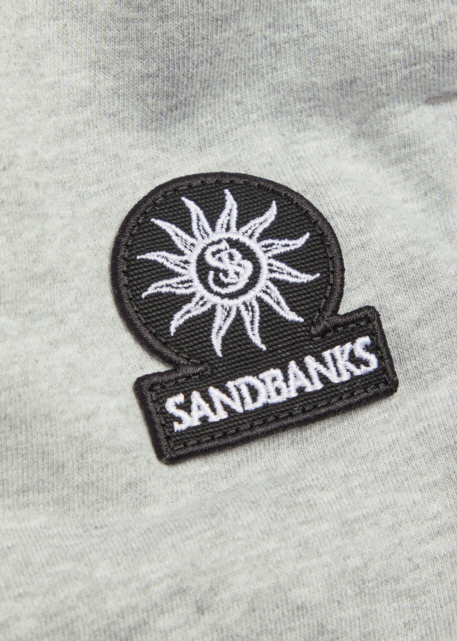 Sandbanks Logo Cotton Sweatpants Grey