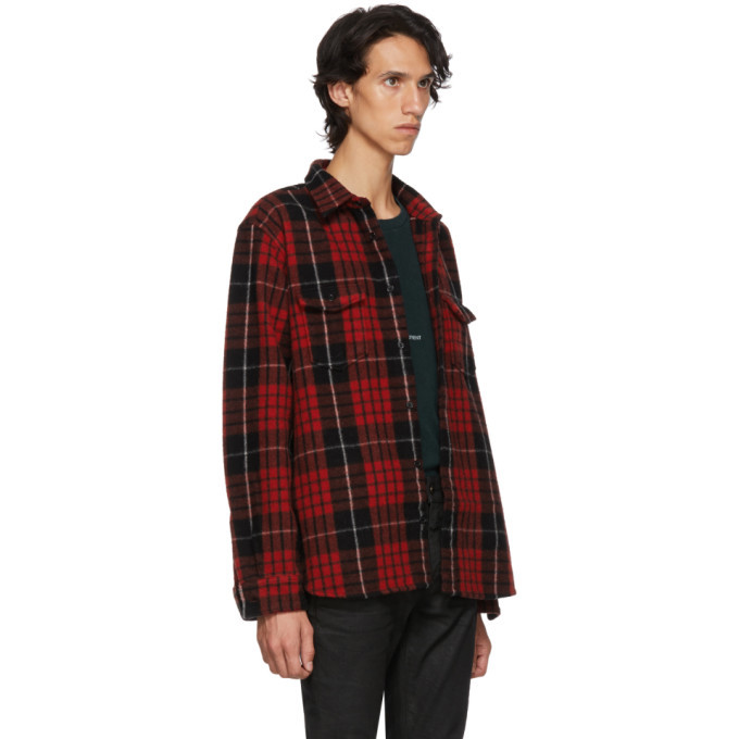 Saint laurent 2025 red flannel