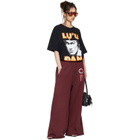 LU'U DAN BRUCE LEE x LỰU ĐẠN Burgundy Gym Sweatpants