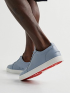 Christian Louboutin - Rantulow Full-Grain Leather Sneakers - Blue