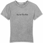 Acne Studios Women's Etza Blurred Top in Faded Grey