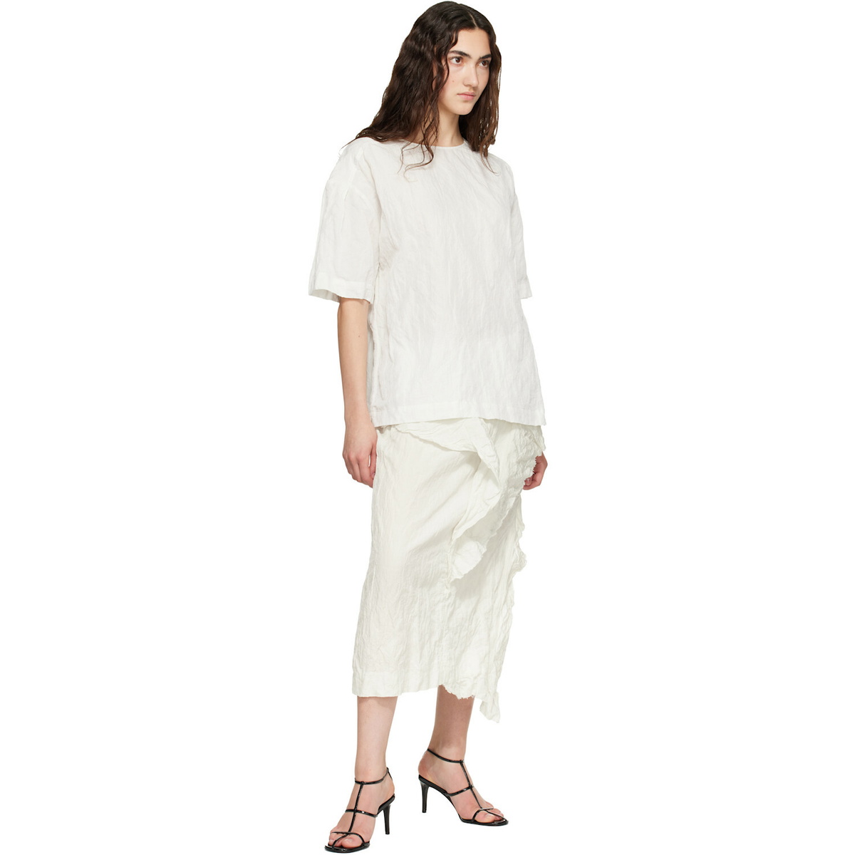 Proenza Schouler Off-White Hansly Midi Skirt