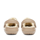 Crocs Classic Lined Clog in Mushroom/Bone