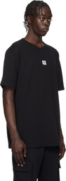 Balmain Black 'PB' Embroidered T-shirt