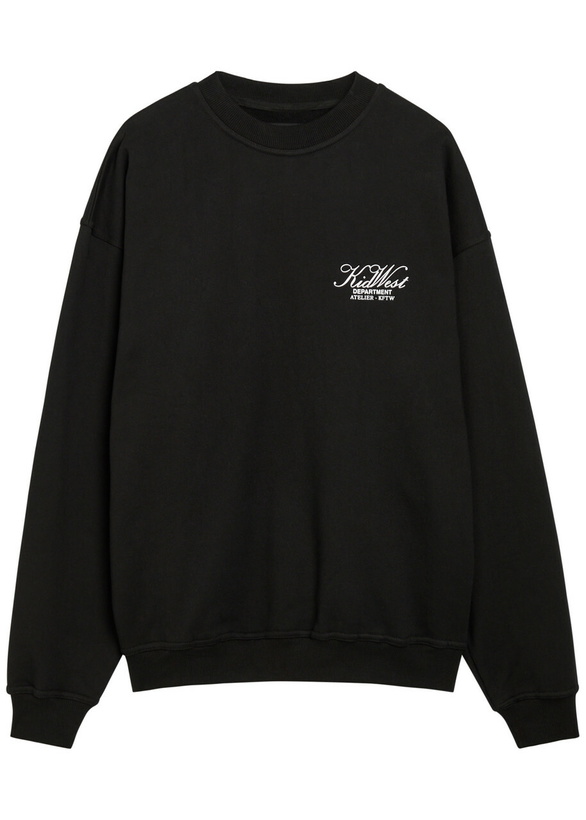 Photo: Kidwest Logo-print Cotton Sweatshirt Black