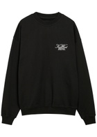 Kidwest Logo-print Cotton Sweatshirt Black