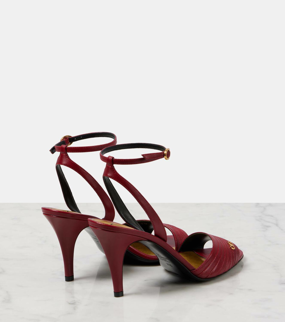 Valentino Garavani Ladycrush 85 leather sandals Valentino Garavani