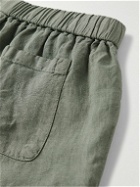 Boglioli - Straight-Leg Linen Shorts - Green