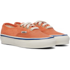 Vans Orange OTW Authentic 44 Siped Vibram Sneakers