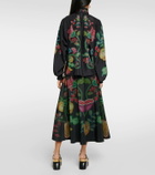 La DoubleJ Cerere printed silk voile blouse