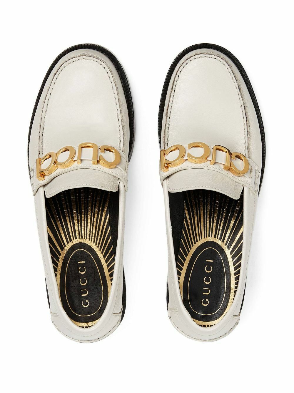 GUCCI - Leather Loafers Gucci