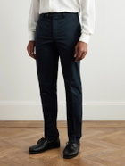 Incotex - Straight-Leg Stretch-Cotton Trousers - Blue
