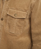 Brooks Brothers Men's Big & Tall Medium Wale Corduroy Shirt Jacket | Beige