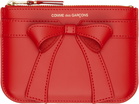 COMME des GARÇONS WALLETS Red Big Bow Wallet