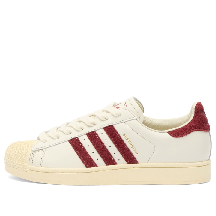 Photo: Adidas Men's Superstar Ii Sneaker in Off White/Rust Red/Warm Vanilla