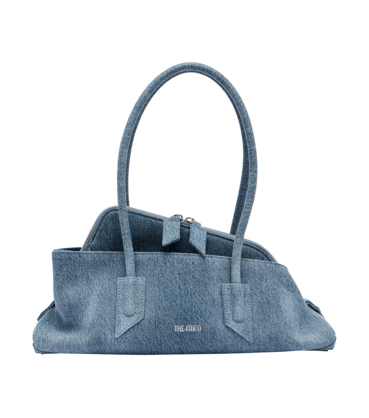 Photo: The Attico La Passeggiata Small denim shoulder bag